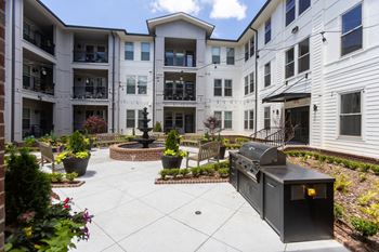Beautiful courtyard with comfortable seating areas